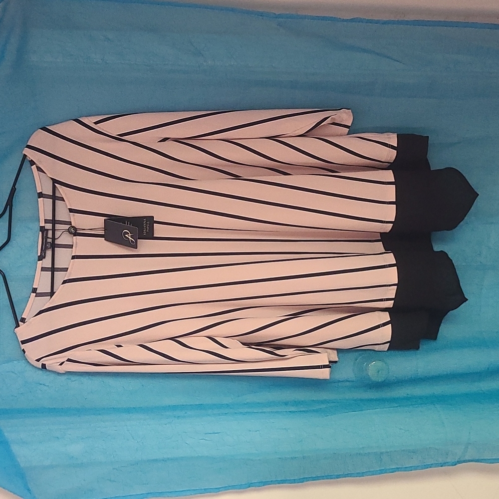 ADRIANNA PAPEL 3X KNIT BLOUSE